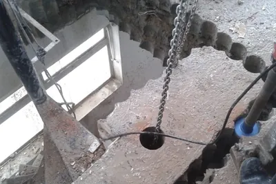 Perfuração diamantada em concreto — atendimento a retrofit predial